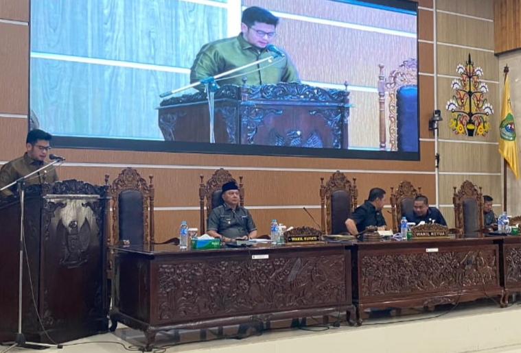 Paripurna, Wabup Sampaikan Pidato Pengantar