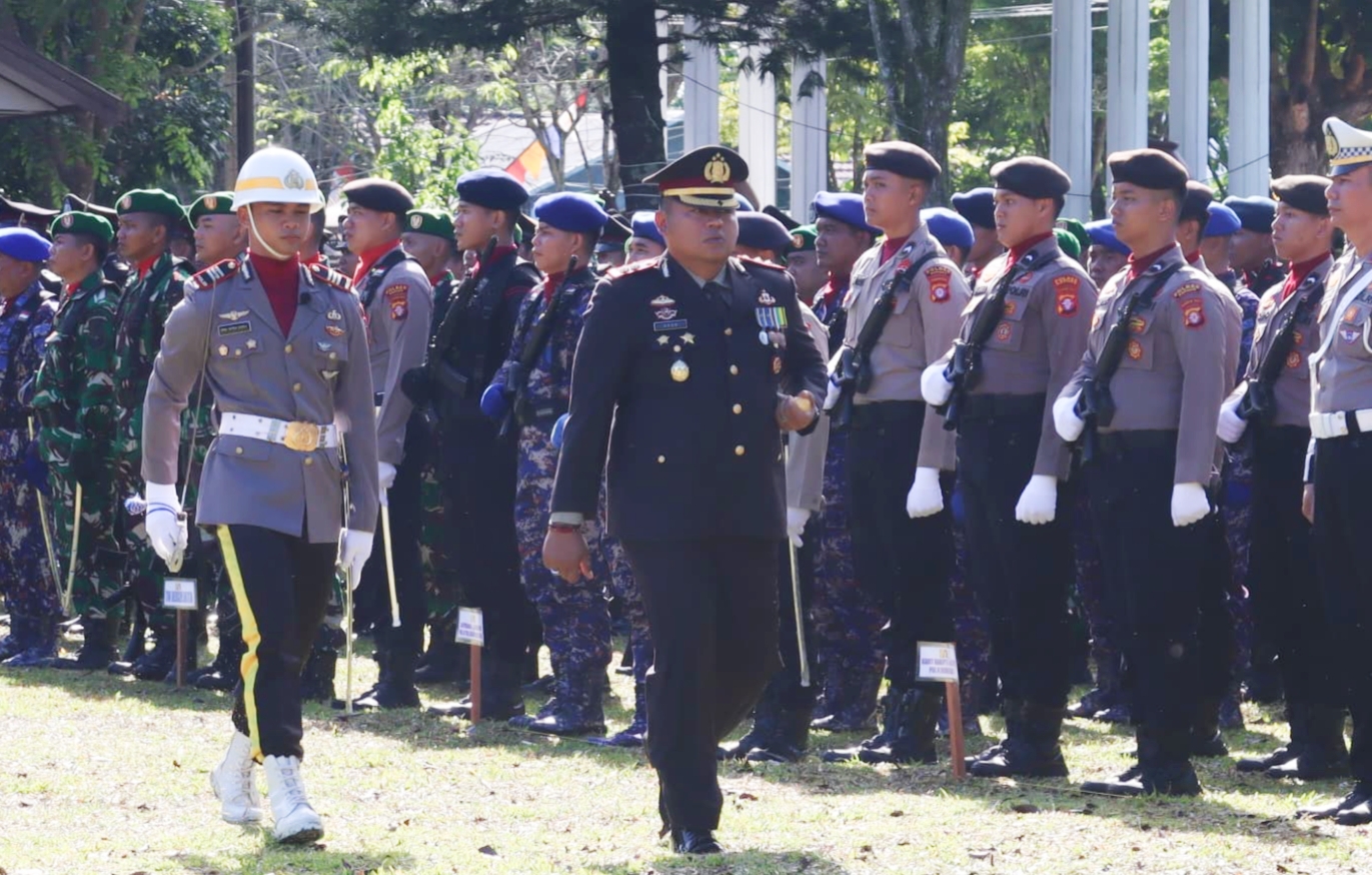 Kapolres Kapuas Pimpin Upacara HUT Bhayangkara Ke-79 Tahun 2025