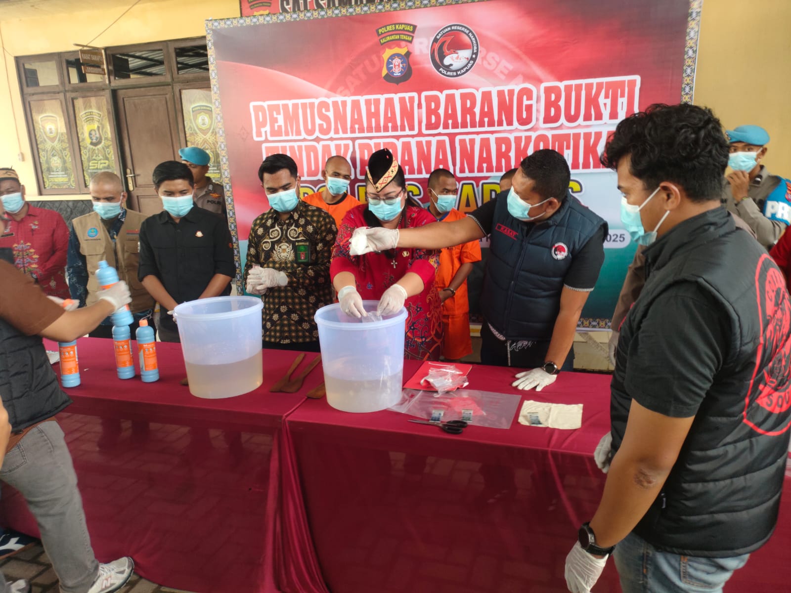 Sabu-sabu 1,1 Kilogram Senilai 2,2 Miliyar, Dimusnahkan