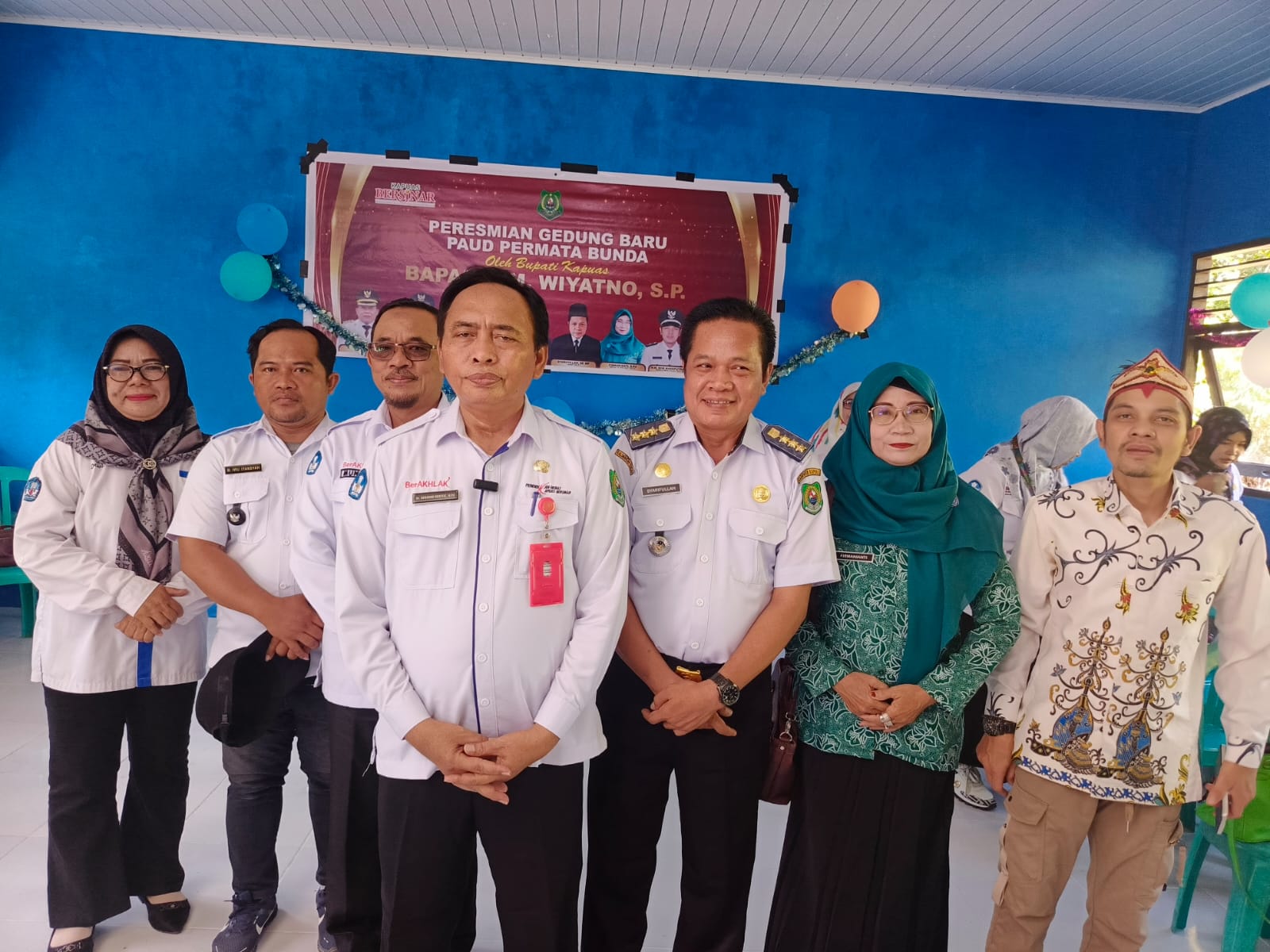 Kepala Disdik Kapuas Resmikan PAUD Permata Bunda 