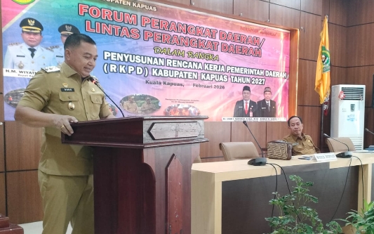 Wabup Tekankan Sinkronisasi Program RKPD Kapuas 2027