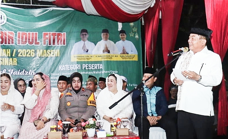 Ratusan Peserta Meriahkan Pawai Gema Takbir Idul Fitri 1447 H Di Kapuas