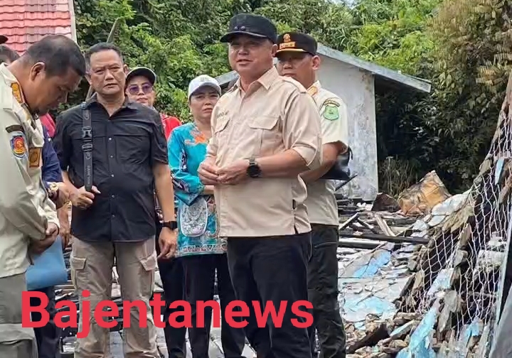 Pasca Kebakaran SDN 1 Lamunti Ditinjau Wabup Kapuas