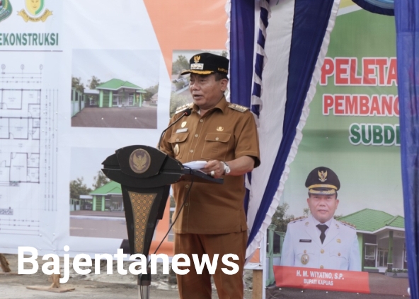 Bupati Hadiri Peletakan Batu Pertama Pembangunan Subdenpom