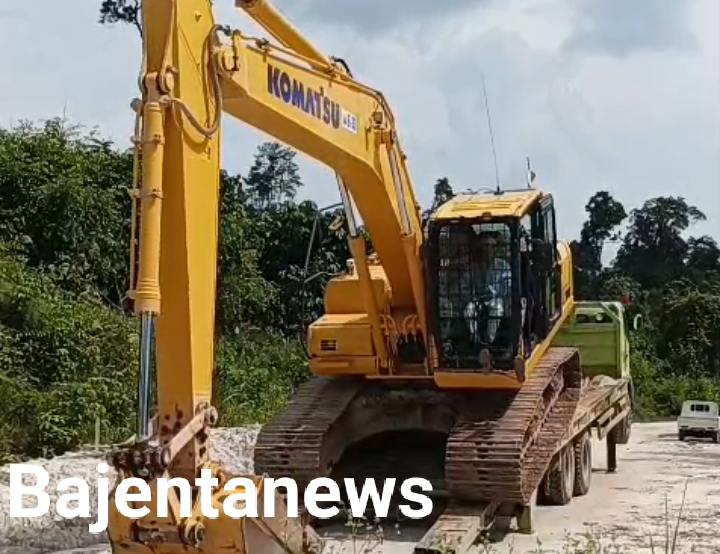 Jalan Menuju Jembatan Sei Hyang Desa Lawang Kamah Mulai Dikerjakan