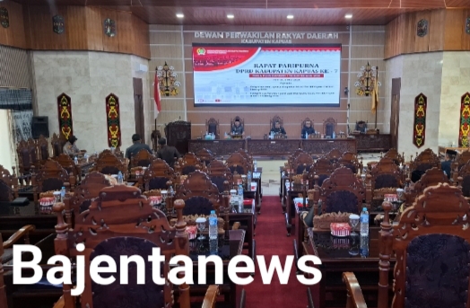 Paripurna, Ketua DPRD Sampaika Apresiasi