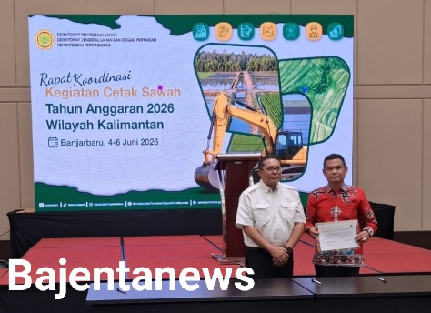 KAPUAS HADIR RAKOR KEMENTAN RI DI BANJARBARU