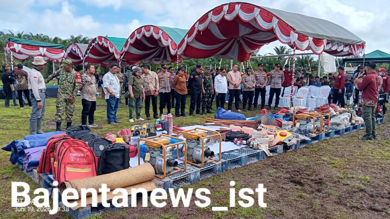 ANTISIPASI KARHUTLA PT. GAL GELAR APEL DAN KELENGKAPAN SARPRAS