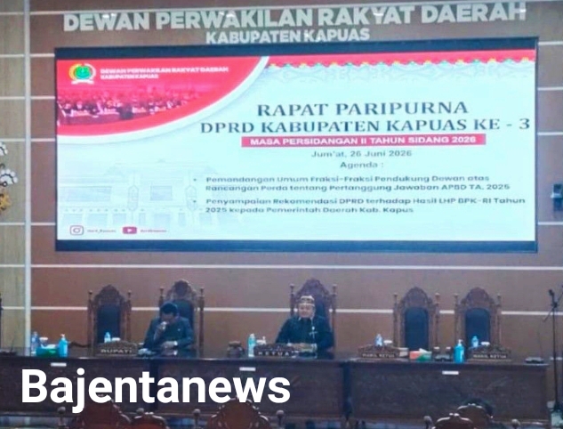 BUPATI APRESIASI PERSETUJUAN RAPERDA APBD 2025