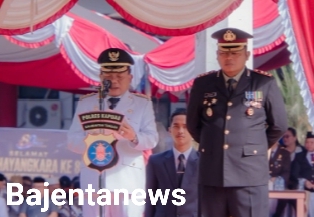 BUPATI PIMPIN UPACARA HUT BHAYANGKARA KE-80 DI KAPUAS