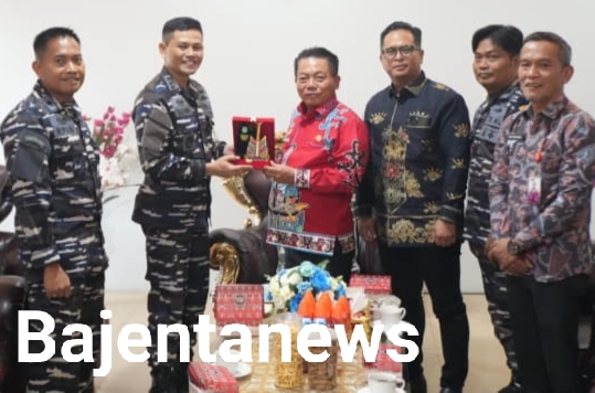 BUPATI SAMBUT KUNJUNGAN DANLANAL BANJARMASIN