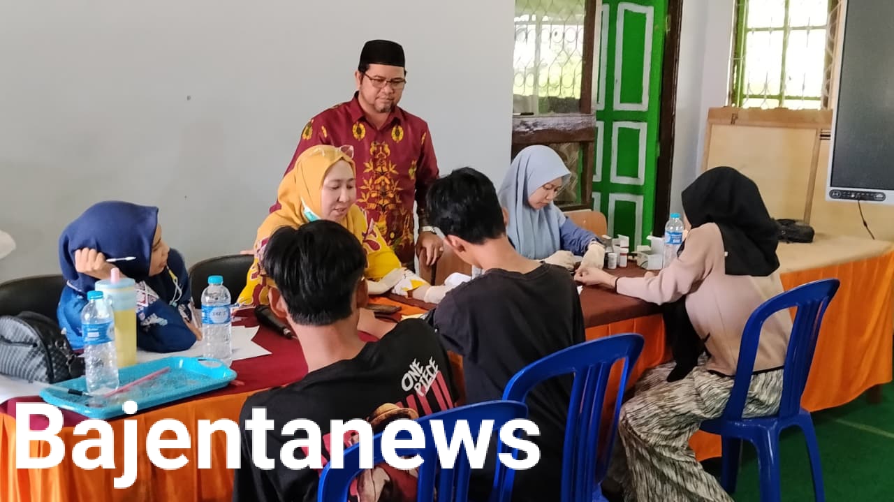 DUKUNG MPLS SISWA BARU SMAN 1 KAPUAS TIMUR PERIKSA KESEHATAN