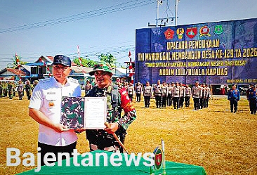 WABUP BUKA TMMD REGULER KE-129 TAHUN DITAMBAN CATUR