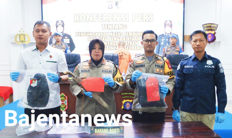 POLRES UNGKAP KASUS ANAK BUNUH AYAH DAN KASUS BUNUH TEMAN LANTARAN DENDAM