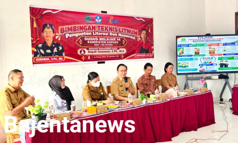 KADISDIK KAPUAS BUKA BIMTEK LITERASI NERASI