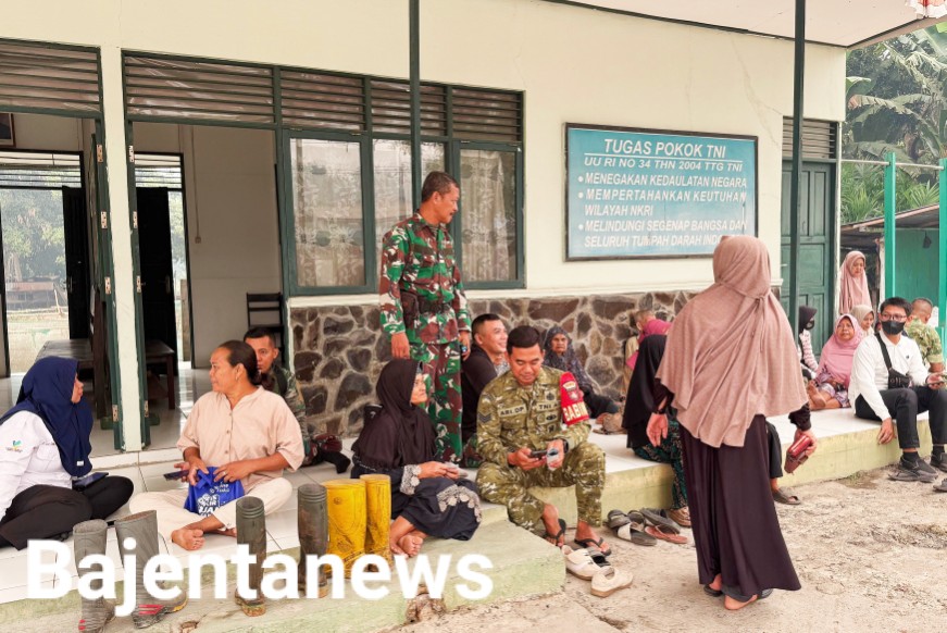 GIAT PERLINSOS, BABINSA BASARANG LANGSUNG TURUN