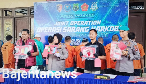SABU 266 GRAM, SEMBILAN TESANGKA NARKOBA DIAMANKAN